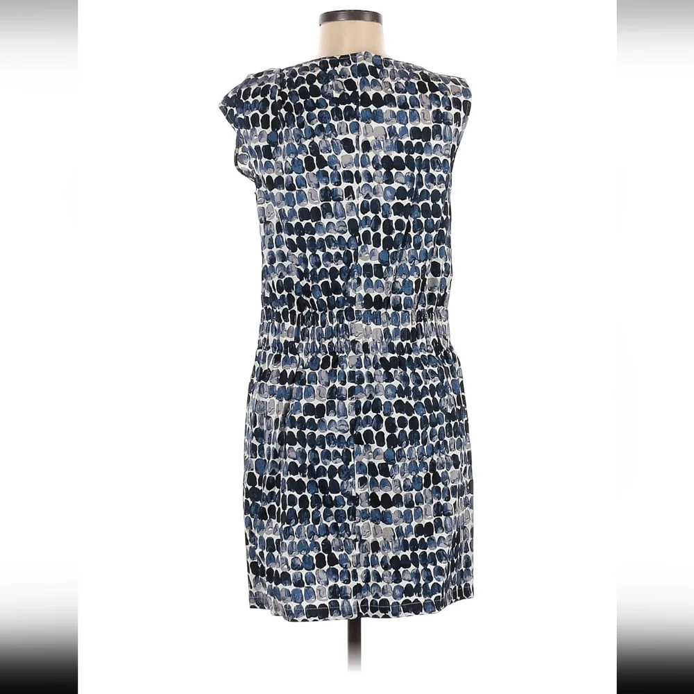 Kate Spade Saturday 100% cotton Mini Blue Spots Dress Size M - Picture 2 of 3